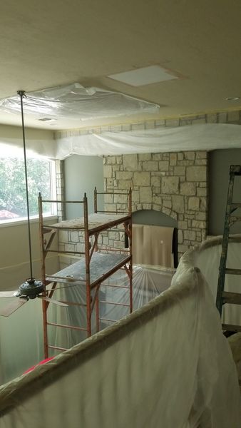 A/C Water Damage High Ceiling Restoration in Boerne, TX (5)