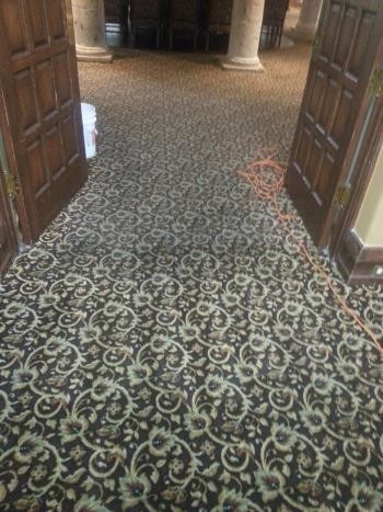 Commercial Carpet Cleaning at the Dominion Country Club House